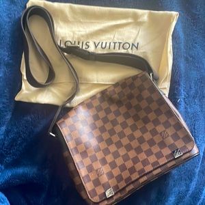 Louis Vuitton Damier messenger bag PM - practically new - worn 1x - brown unisex